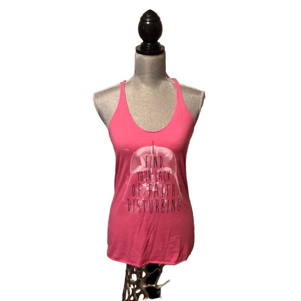 Women’s Star Wars darth Vader racerback tank top size small NWOT